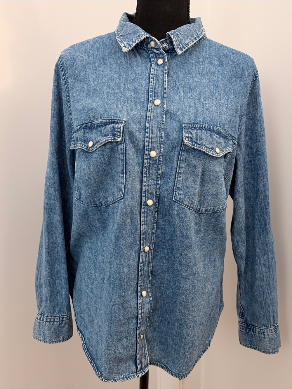 H&M Denim button top - Picture 2 of 7